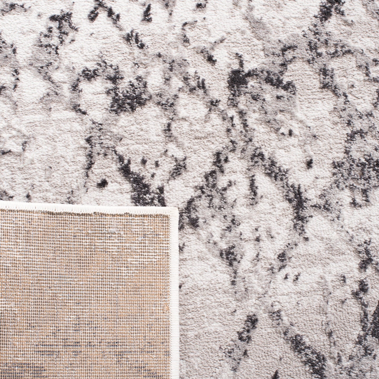 SAFAVIEH Tapis moderne vieilli en treillis Amelia Selvete