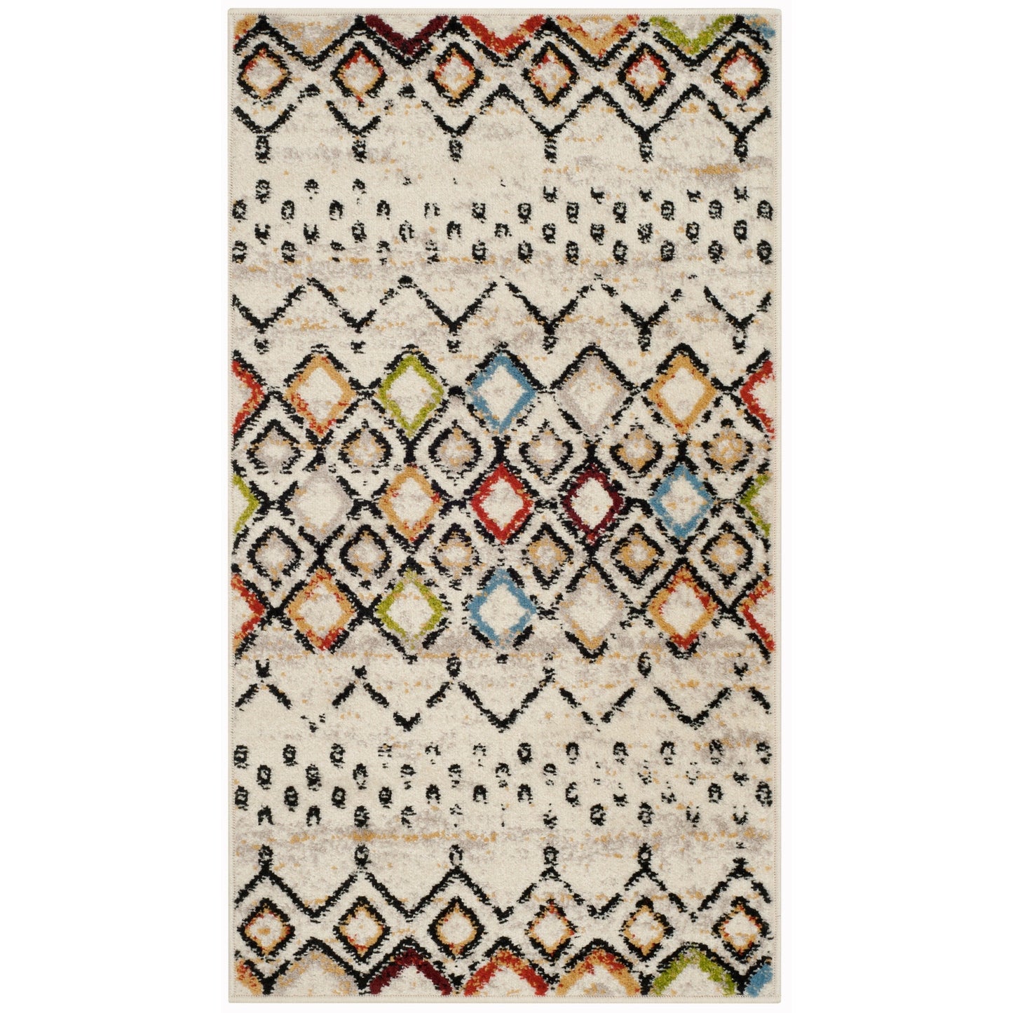 SAFAVIEH Tapis bohème marocain Amsterdam Iskra