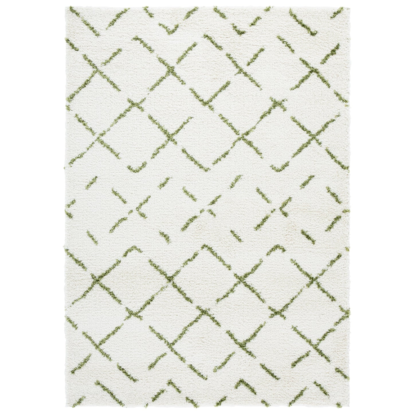 Tapis SAFAVIEH Arizona Shag Ghinwa de 3 cm d'épaisseur