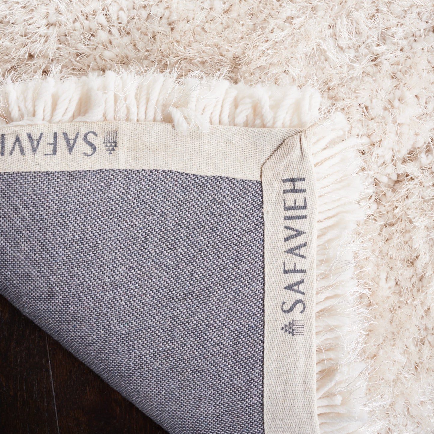 Tapis SAFAVIEH Bahija Rudina Luxe Shaggy de 7,6 cm d'épaisseur