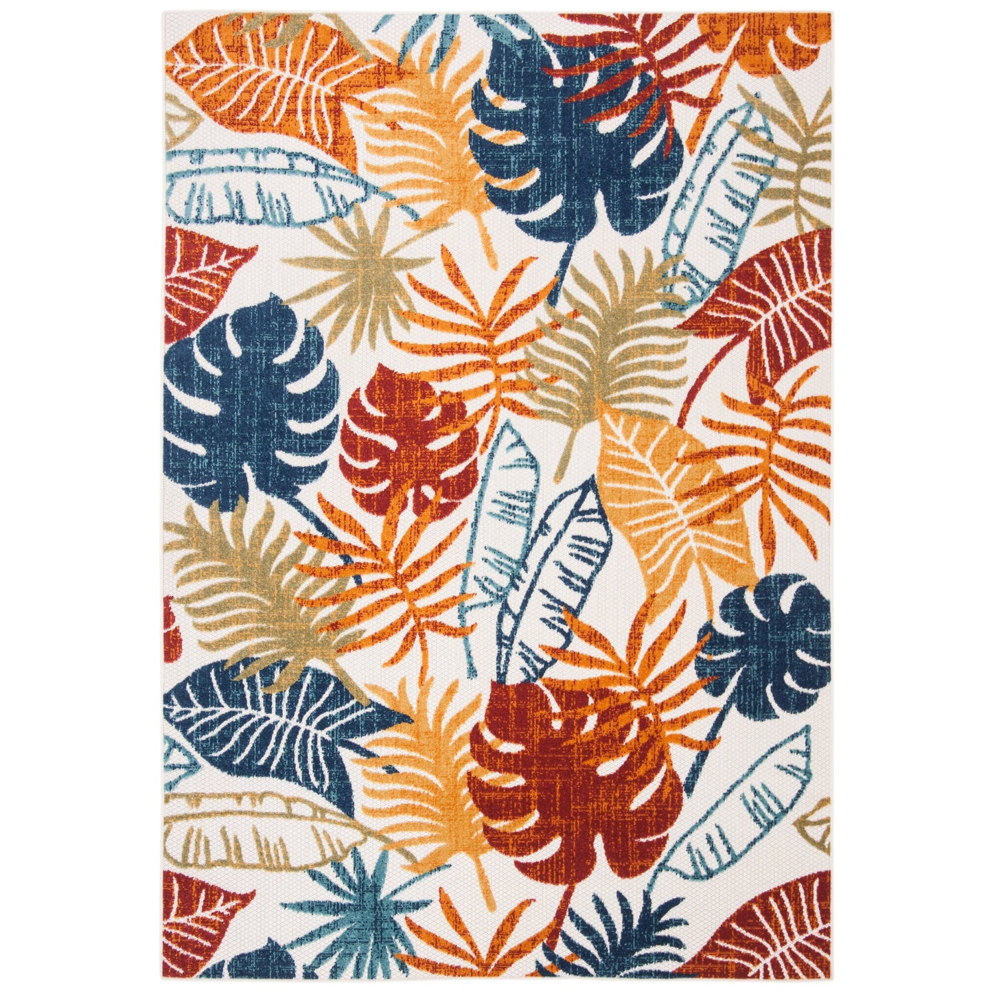 Tapis de patio imperméable à motif floral SAFAVIEH Cabana Arik pour intérieur/extérieur