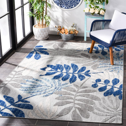 Tapis de patio imperméable à motif floral SAFAVIEH Cabana Neera pour intérieur/extérieur