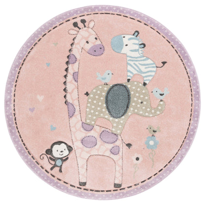 Tapis d'éveil SAFAVIEH Carousel Kids Miharu à motifs animaux