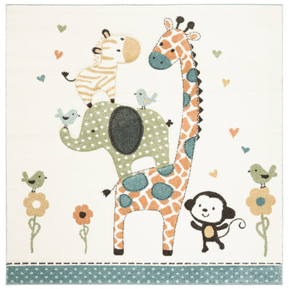 Tapis d'éveil SAFAVIEH Carousel Kids Miharu à motifs animaux