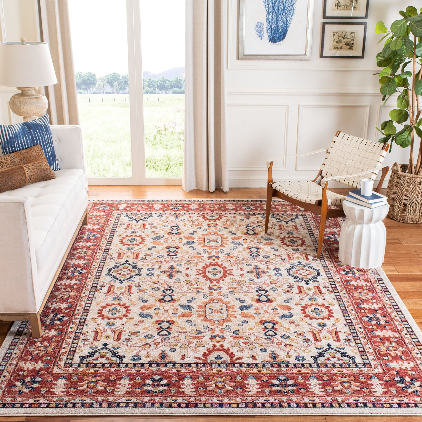 Tapis oriental bohème vintage Charleston Svantje de SAFAVIEH