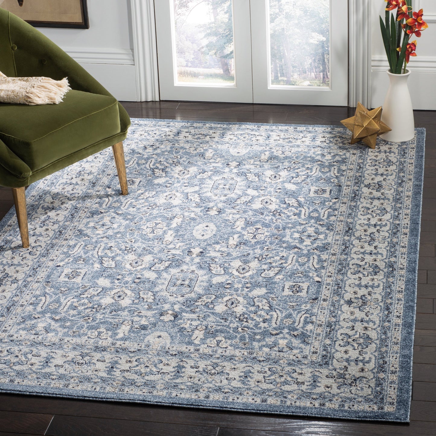 Tapis oriental bohème vintage Charleston Svantje de SAFAVIEH