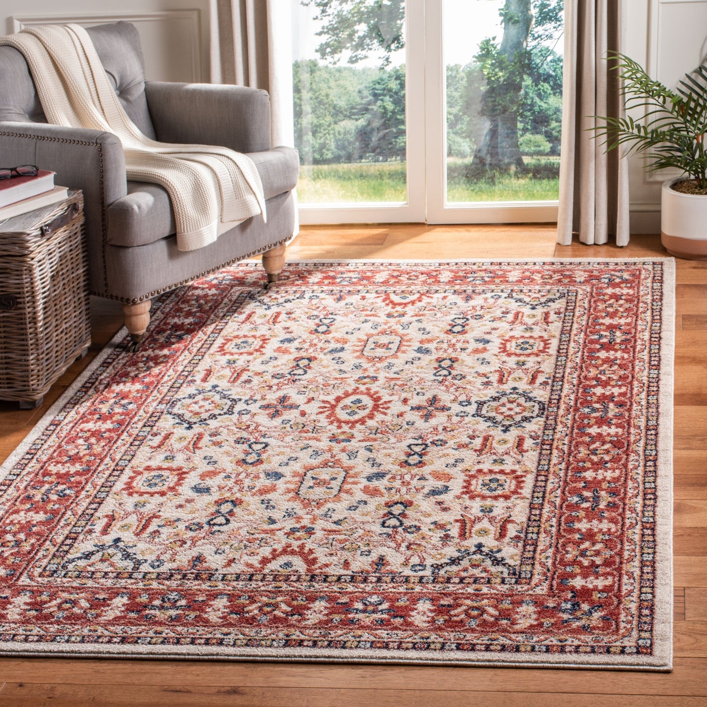 Tapis oriental bohème vintage Charleston Svantje de SAFAVIEH