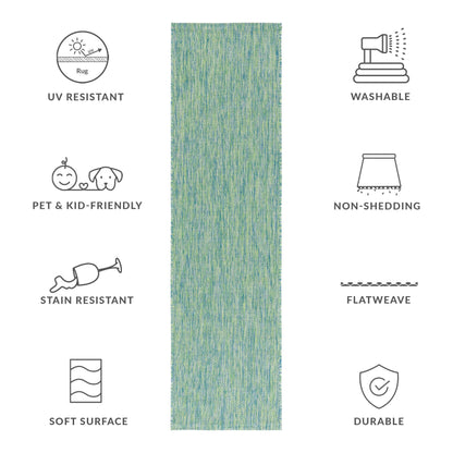 Tapis de patio/jardin imperméable SAFAVIEH Courtyard Begajeta pour intérieur/extérieur.