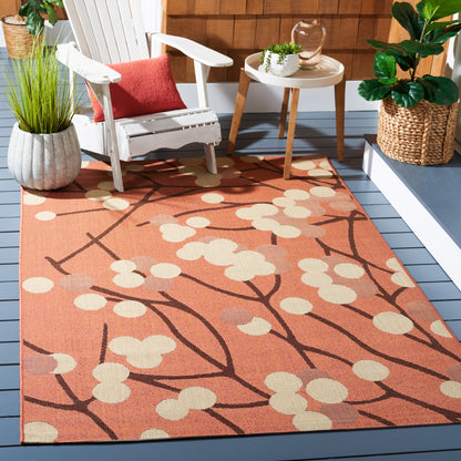 Tapis de jardin imperméable SAFAVIEH Courtyard Delois pour intérieur/extérieur