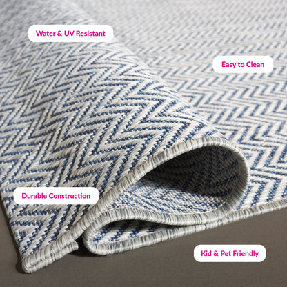 Tapis de jardin imperméable SAFAVIEH Courtyard Ilmur pour intérieur/extérieur