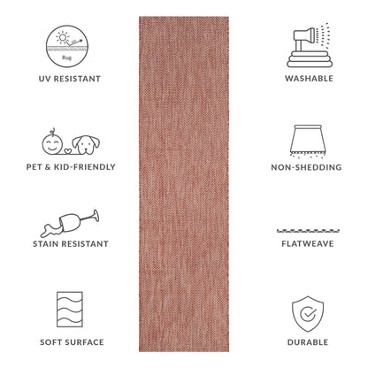 Tapis de jardin imperméable SAFAVIEH Courtyard Ilmur pour intérieur/extérieur