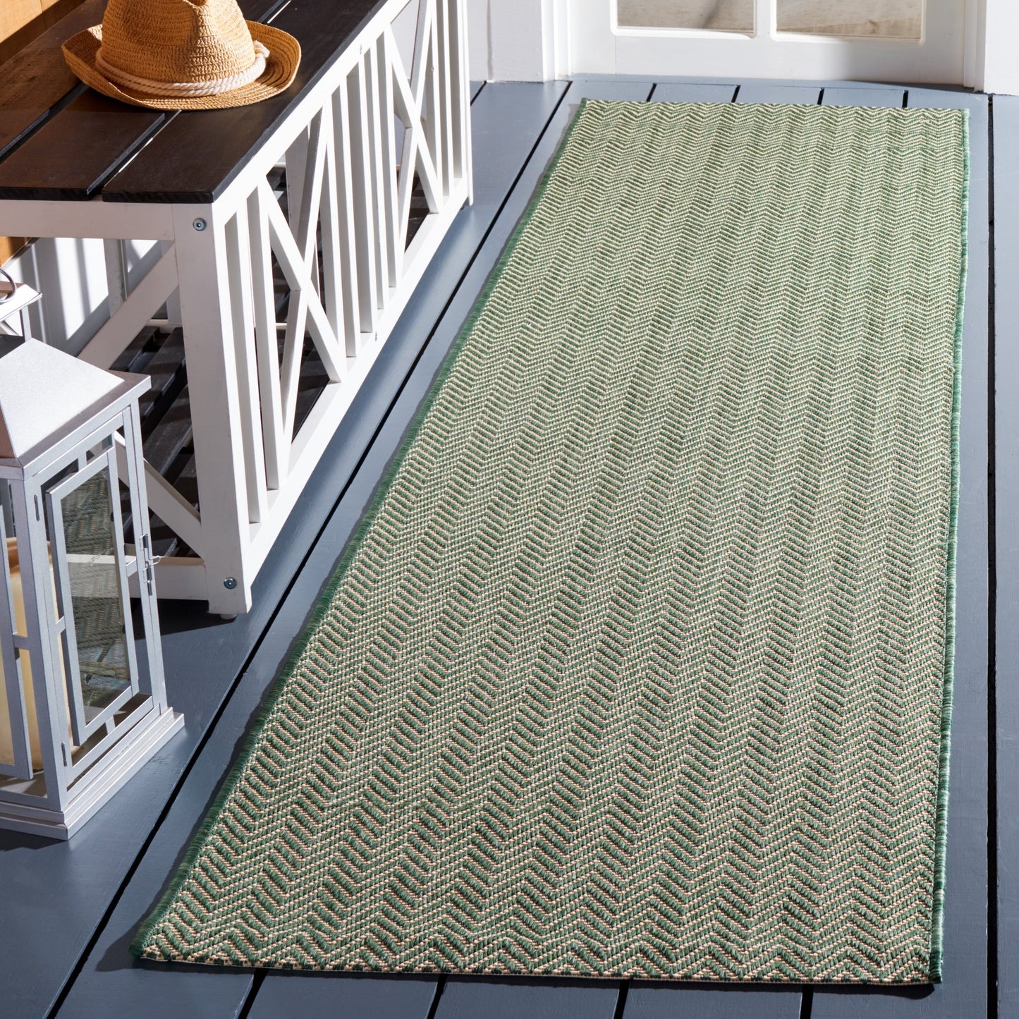 Tapis de jardin imperméable SAFAVIEH Courtyard Ilmur pour intérieur/extérieur