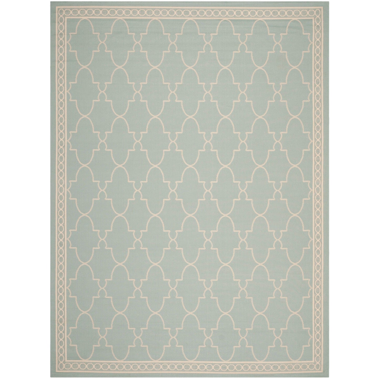 Tapis de jardin imperméable SAFAVIEH Courtyard Janell Trellis pour terrasse ou jardin