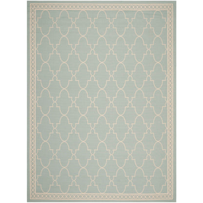 Tapis de jardin imperméable SAFAVIEH Courtyard Janell Trellis pour terrasse ou jardin