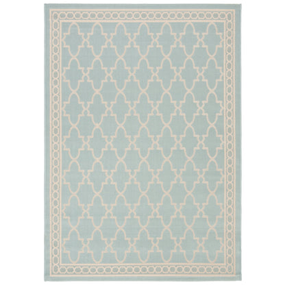 Tapis de jardin imperméable SAFAVIEH Courtyard Janell Trellis pour terrasse ou jardin