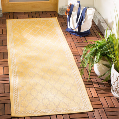 Tapis de jardin imperméable SAFAVIEH Courtyard Janell Trellis pour terrasse ou jardin