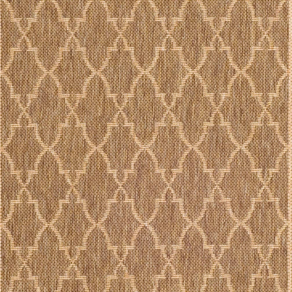 Tapis de jardin imperméable SAFAVIEH Courtyard Janell Trellis pour terrasse ou jardin