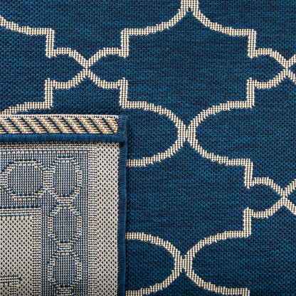 Tapis de jardin imperméable SAFAVIEH Courtyard Janell Trellis pour terrasse ou jardin