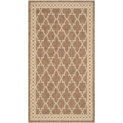 Tapis de jardin imperméable SAFAVIEH Courtyard Janell Trellis pour terrasse ou jardin