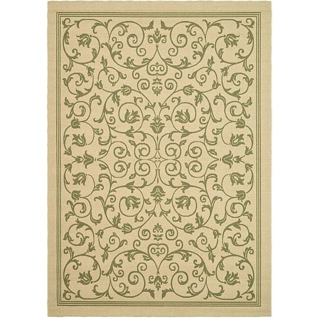 Tapis de jardin/terrasse imperméable SAFAVIEH Courtyard Miljeta