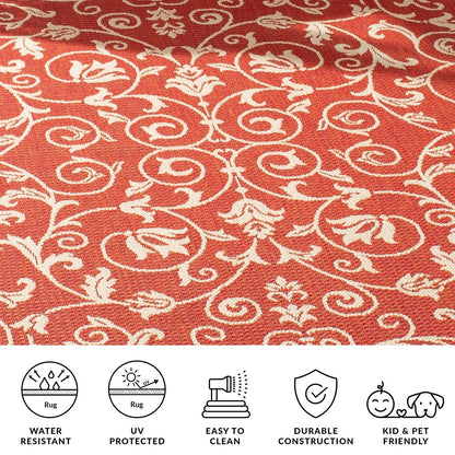 Tapis de jardin/terrasse imperméable SAFAVIEH Courtyard Miljeta