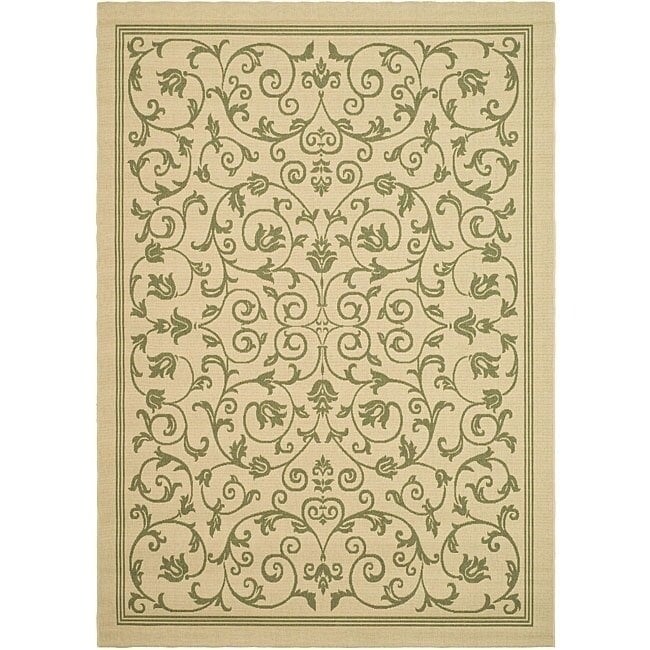 Tapis de jardin/terrasse imperméable SAFAVIEH Courtyard Miljeta