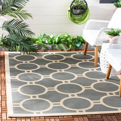 Tapis de jardin imperméable SAFAVIEH Courtyard Nira pour intérieur/extérieur