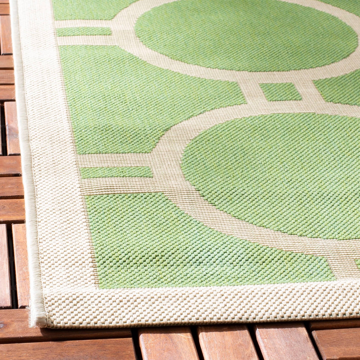 Tapis de jardin imperméable SAFAVIEH Courtyard Nira pour intérieur/extérieur