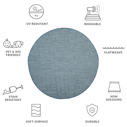 Tapis de jardin imperméable SAFAVIEH Courtyard Ragini pour intérieur/extérieur