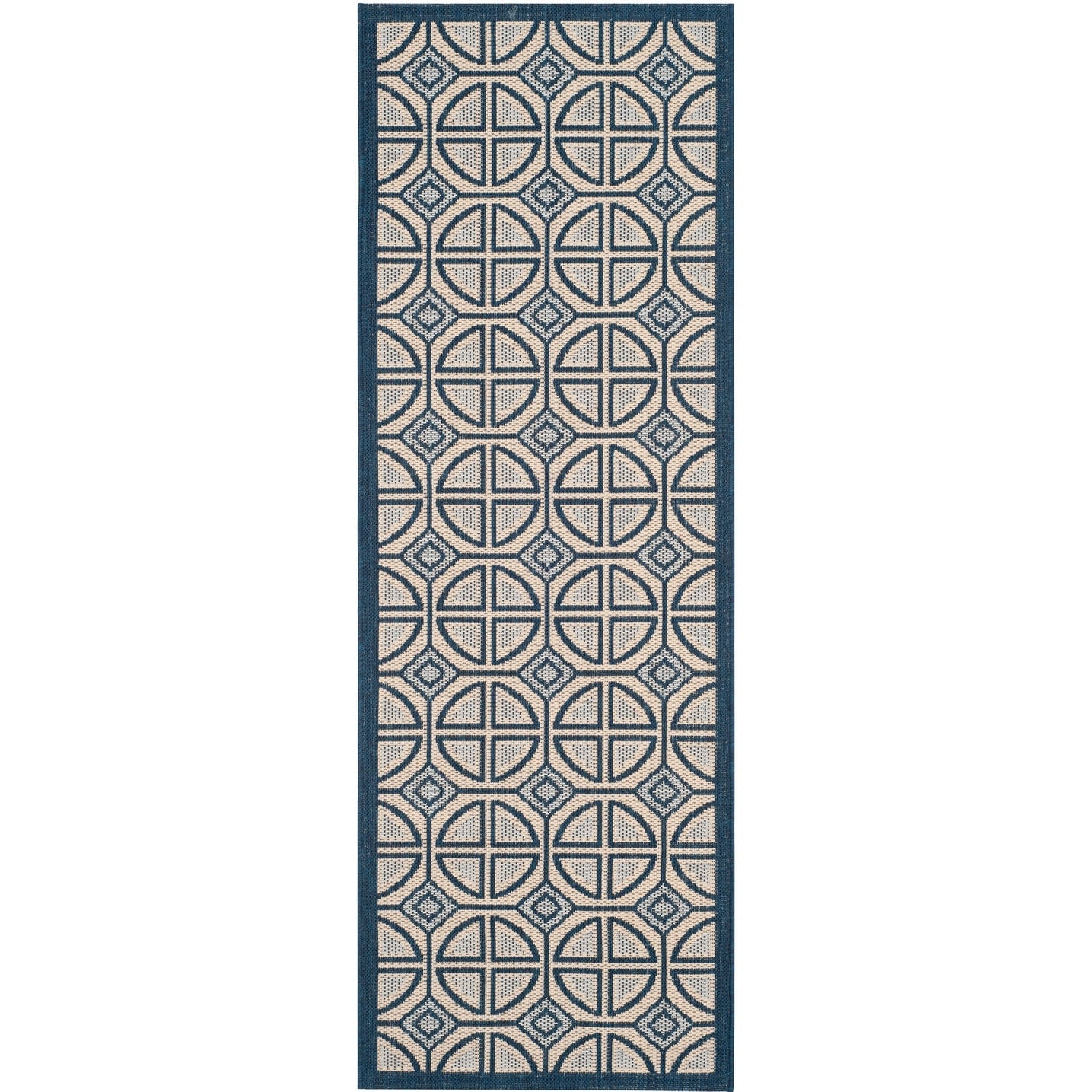 Tapis de jardin SAFAVIEH Courtyard Saundra imperméable pour intérieur/extérieur, terrasse ou jardin