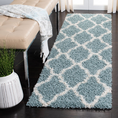 Tapis SAFAVIEH Dallas Shag Darina Trellis de 3,8 cm d'épaisseur