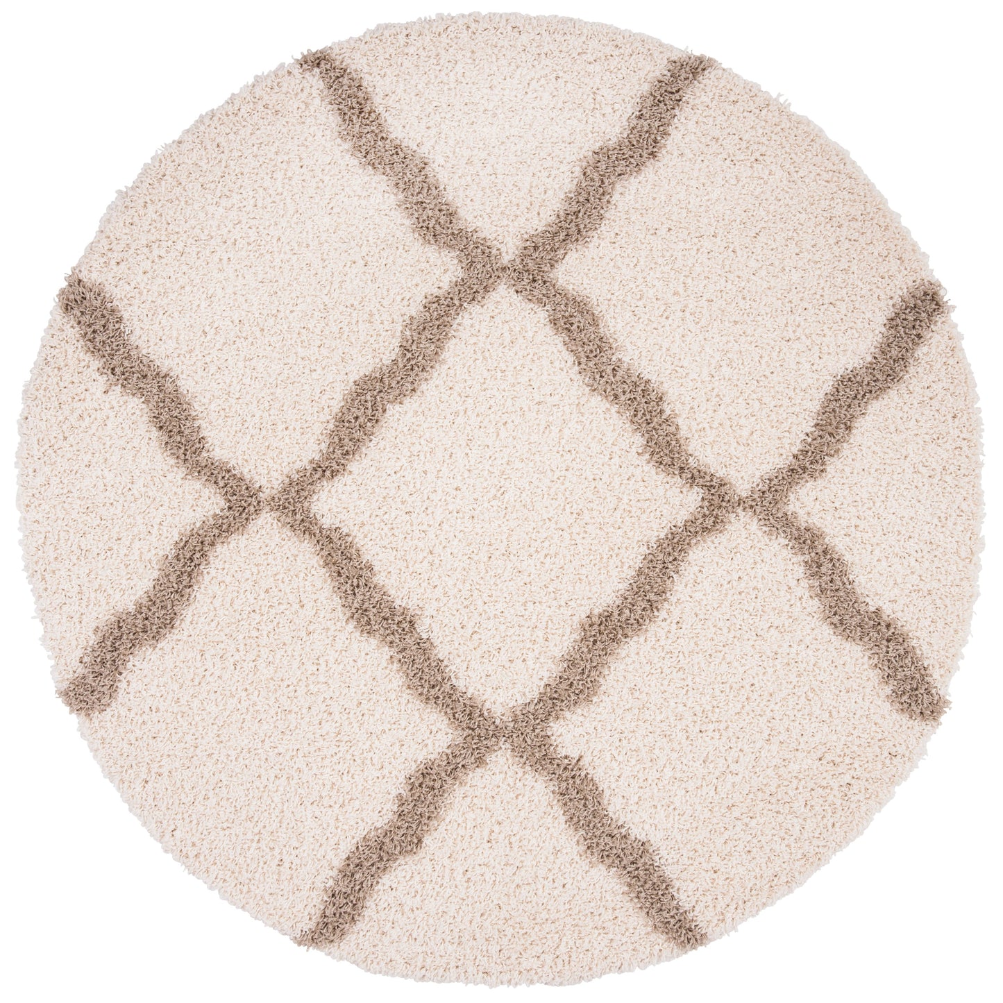 Tapis SAFAVIEH Dallas Shag Darina Trellis de 3,8 cm d'épaisseur