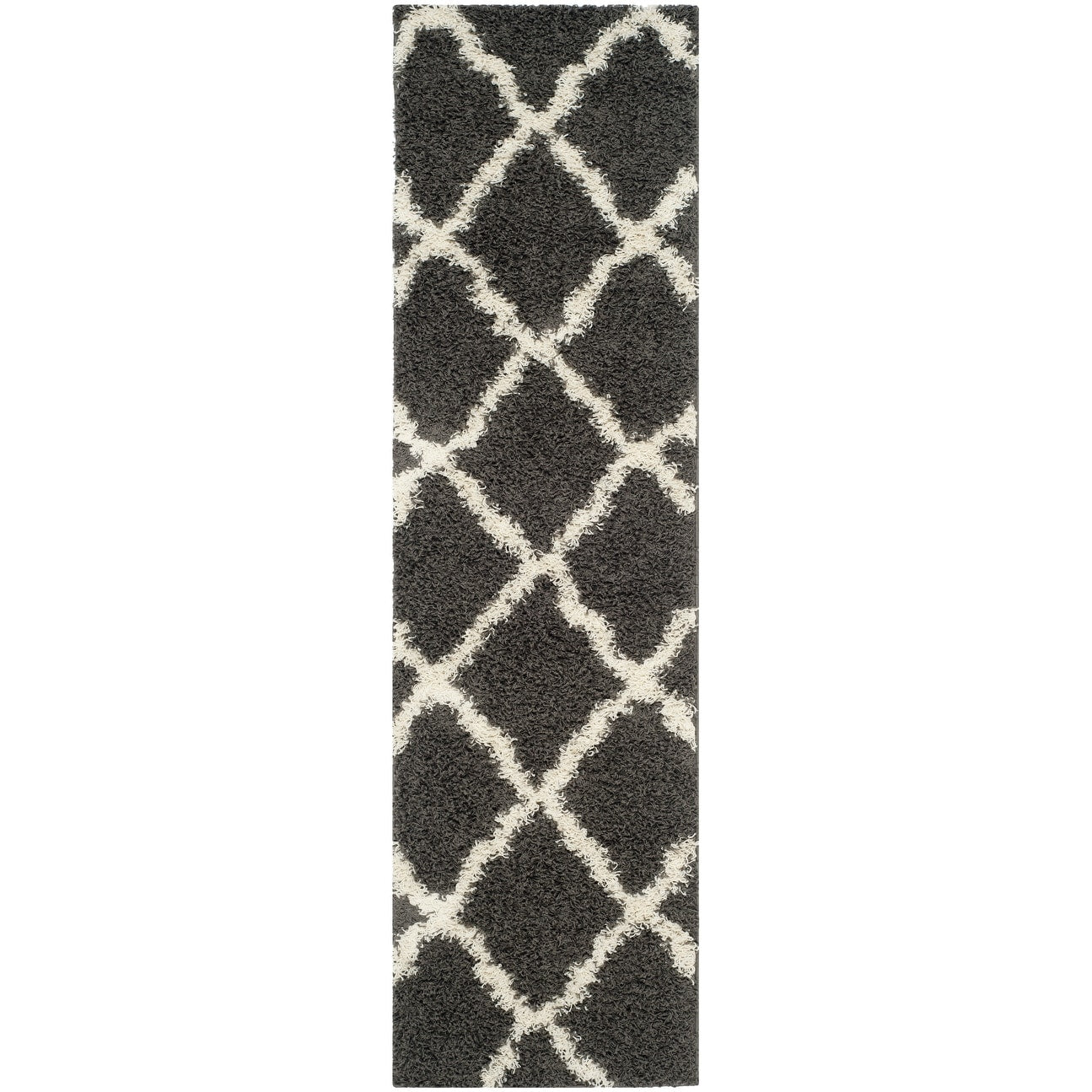 Tapis SAFAVIEH Dallas Shag Darina Trellis de 3,8 cm d'épaisseur