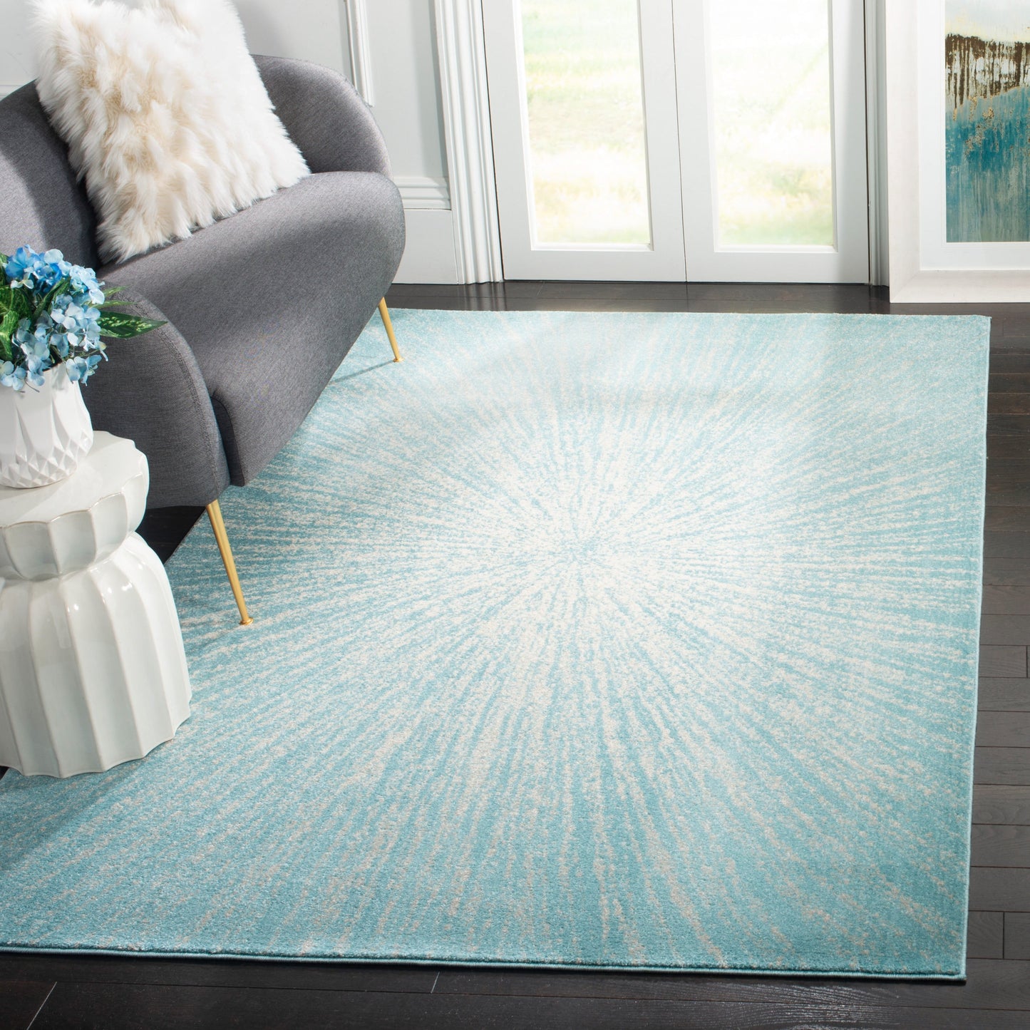 Tapis SAFAVIEH Evoke Coralee Abstract Boho Burst