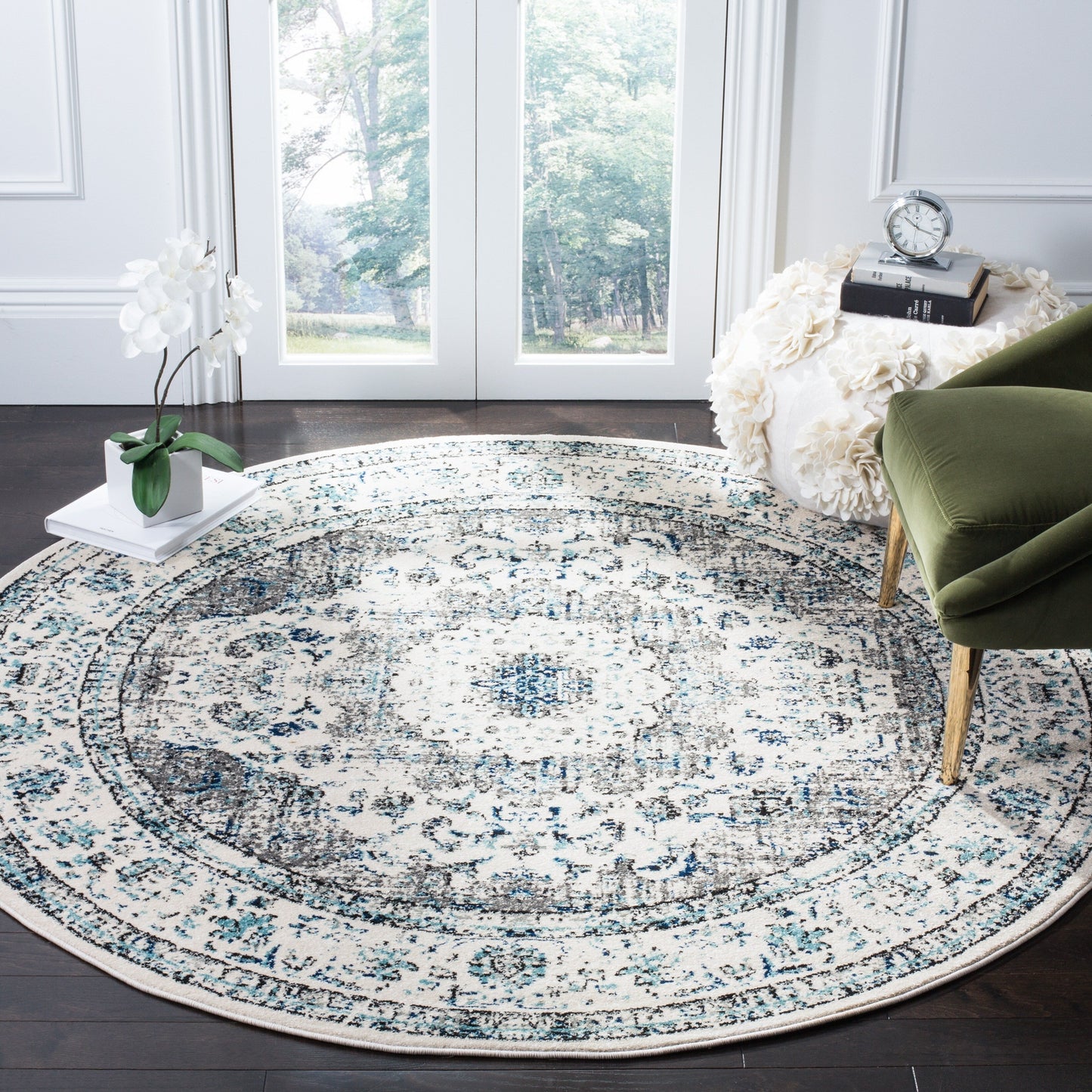 Tapis oriental vintage SAFAVIEH Evoke Jentje style shabby chic