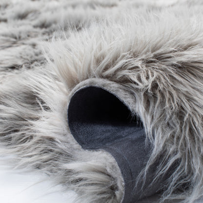 Tapis SAFAVIEH en fausse peau de mouton soyeuse, épaisseur 6 cm