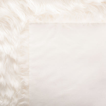 Tapis SAFAVIEH en fausse peau de mouton soyeuse, épaisseur 6 cm