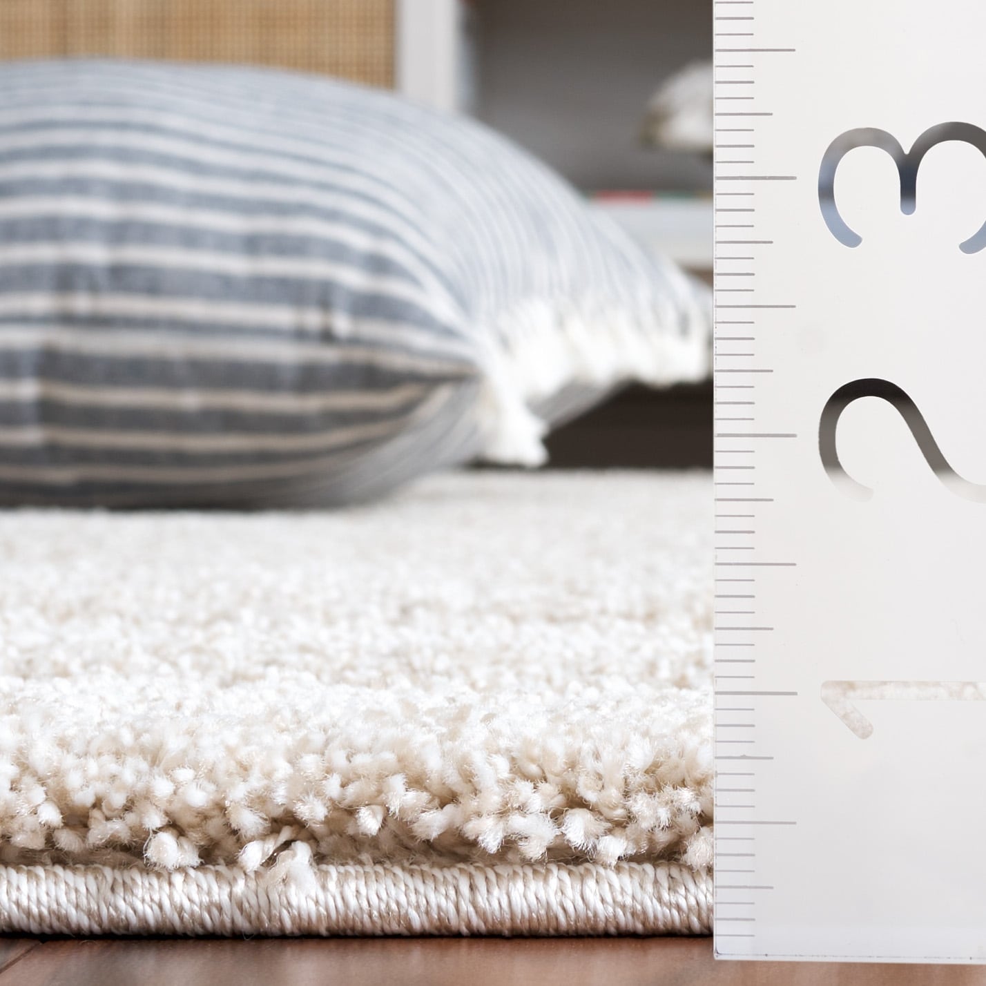 Tapis SAFAVIEH Florida Shag Antigoni Border de 3 cm d'épaisseur