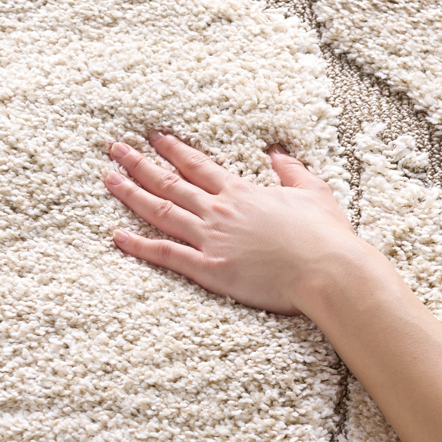 Tapis SAFAVIEH Florida Shag Staka Abstract Waves de 3 cm d'épaisseur