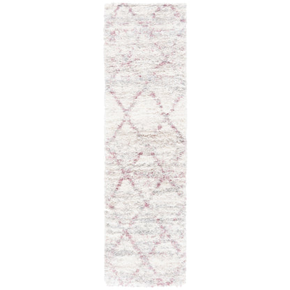 Tapis SAFAVIEH Fontana Shag Marye Modern Trellis de 5 cm d'épaisseur