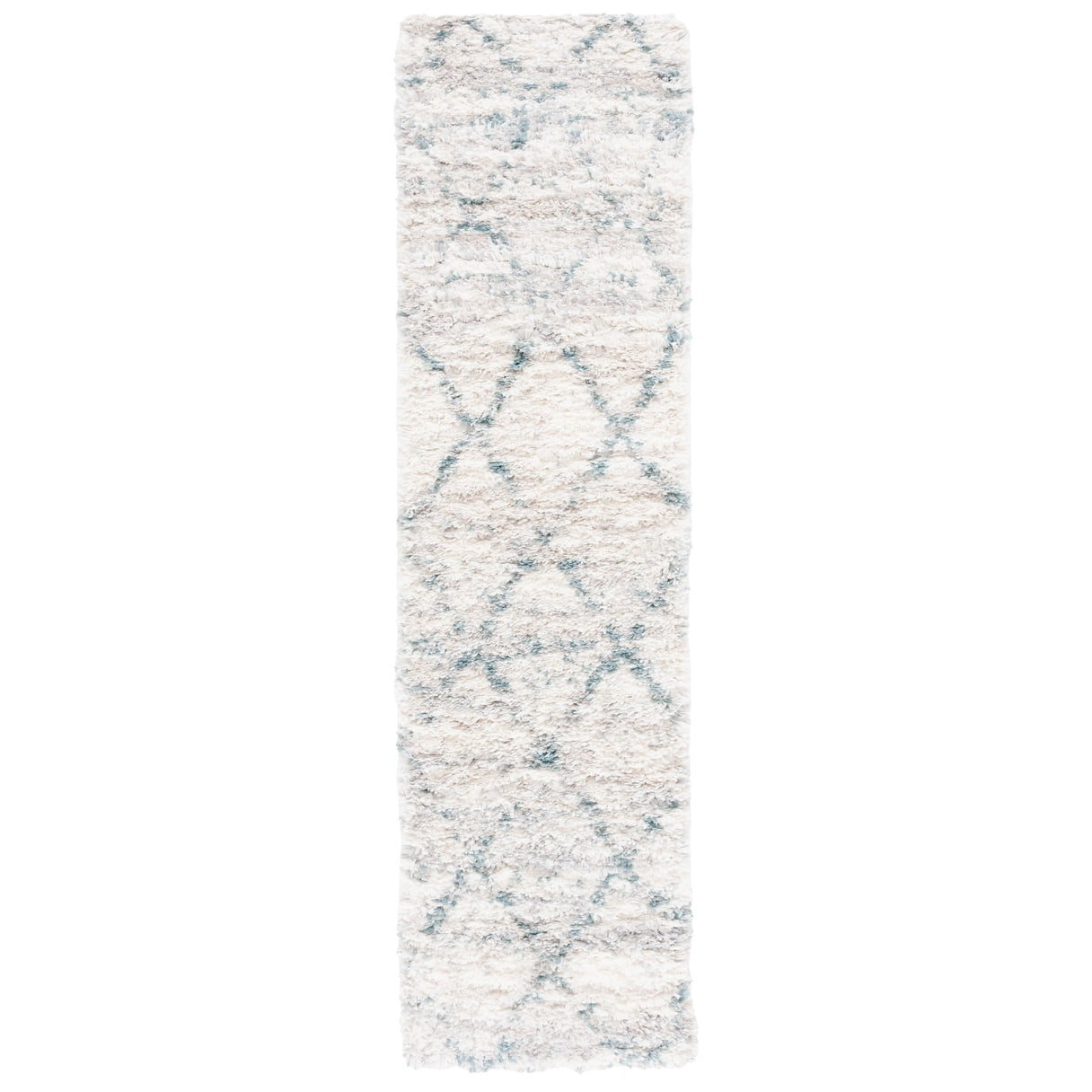 Tapis SAFAVIEH Fontana Shag Marye Modern Trellis de 5 cm d'épaisseur