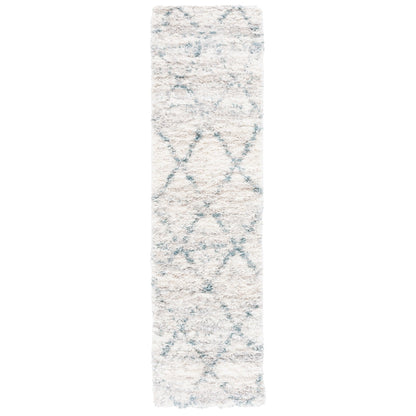 Tapis SAFAVIEH Fontana Shag Marye Modern Trellis de 5 cm d'épaisseur