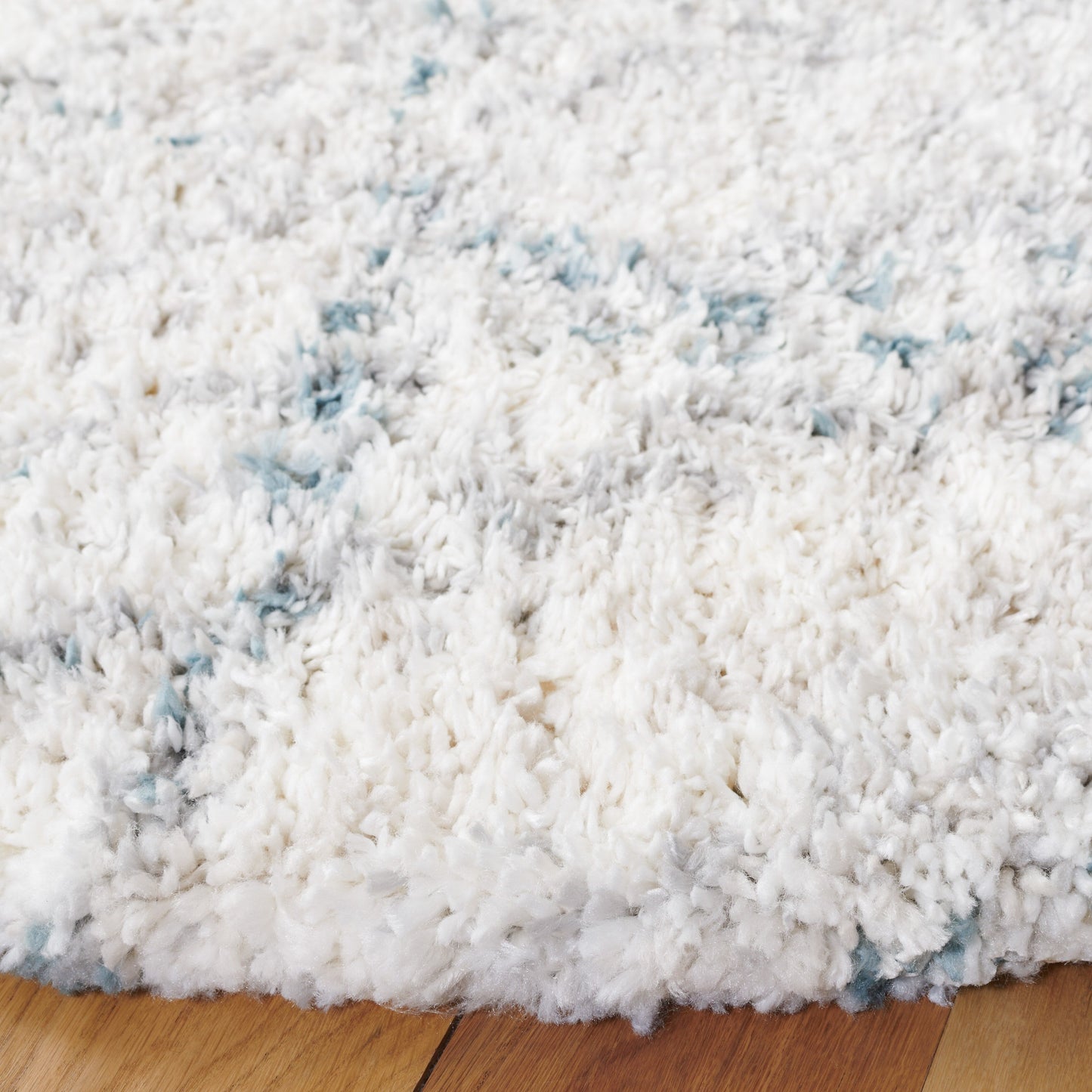 Tapis SAFAVIEH Fontana Shag Marye Modern Trellis de 5 cm d'épaisseur