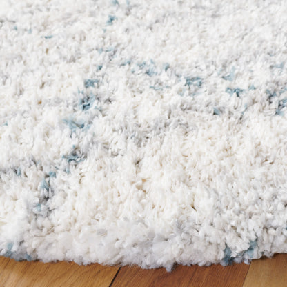 Tapis SAFAVIEH Fontana Shag Marye Modern Trellis de 5 cm d'épaisseur