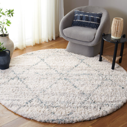 Tapis SAFAVIEH Fontana Shag Marye Modern Trellis de 5 cm d'épaisseur