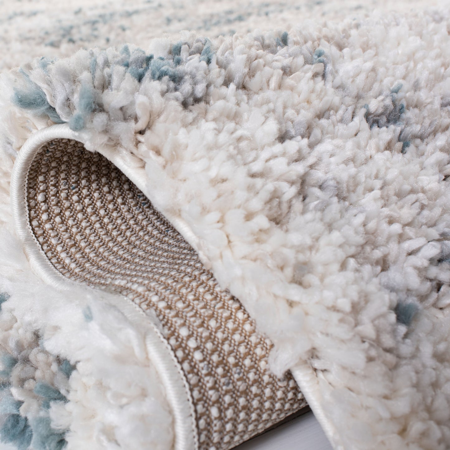 Tapis SAFAVIEH Fontana Shag Sadet Moderne Abstrait de 5 cm d'épaisseur