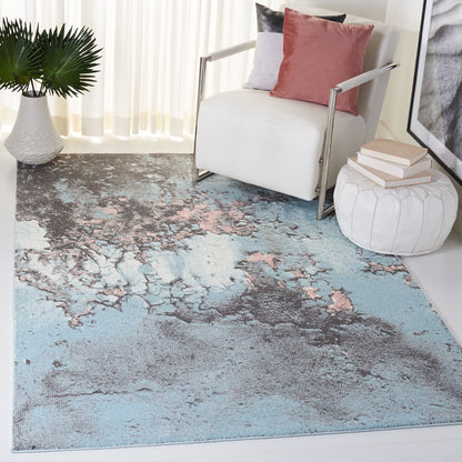 SAFAVIEH Tapis abstrait moderne Glacier Bertille