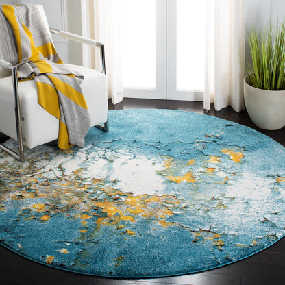 SAFAVIEH Tapis abstrait moderne Glacier Bertille