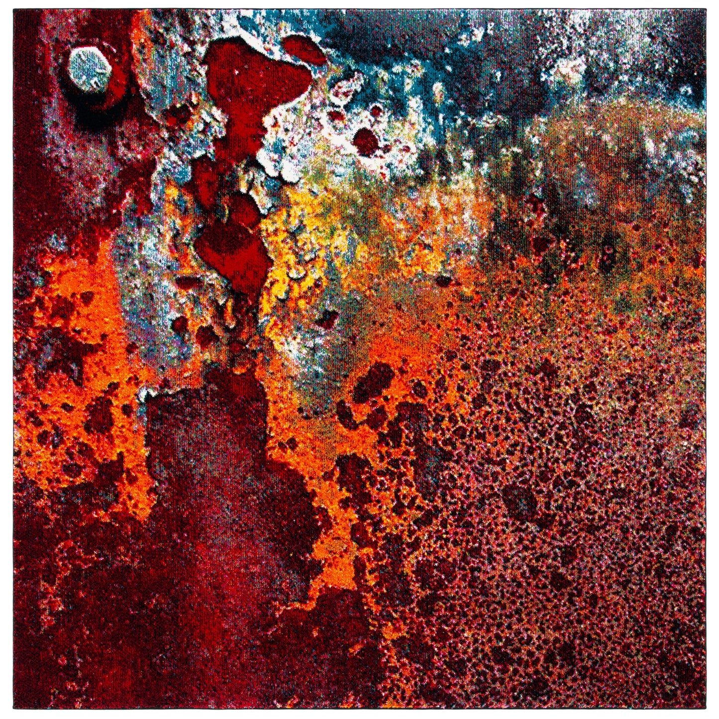 Tapis abstrait moderne SAFAVIEH Glacier Honey Watercolor