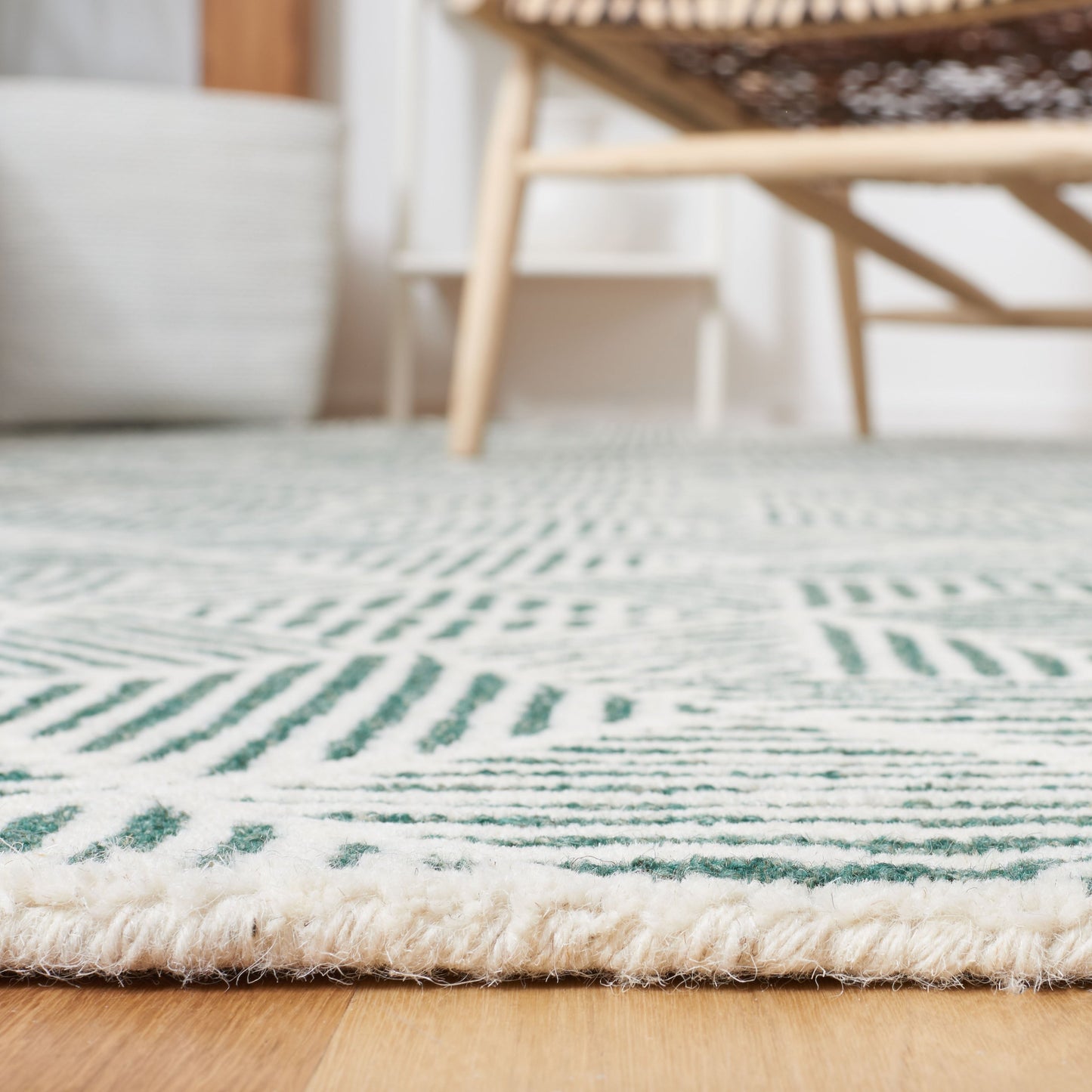 Tapis moderne en laine SAFAVIEH fait main, abstrait, Harmonna